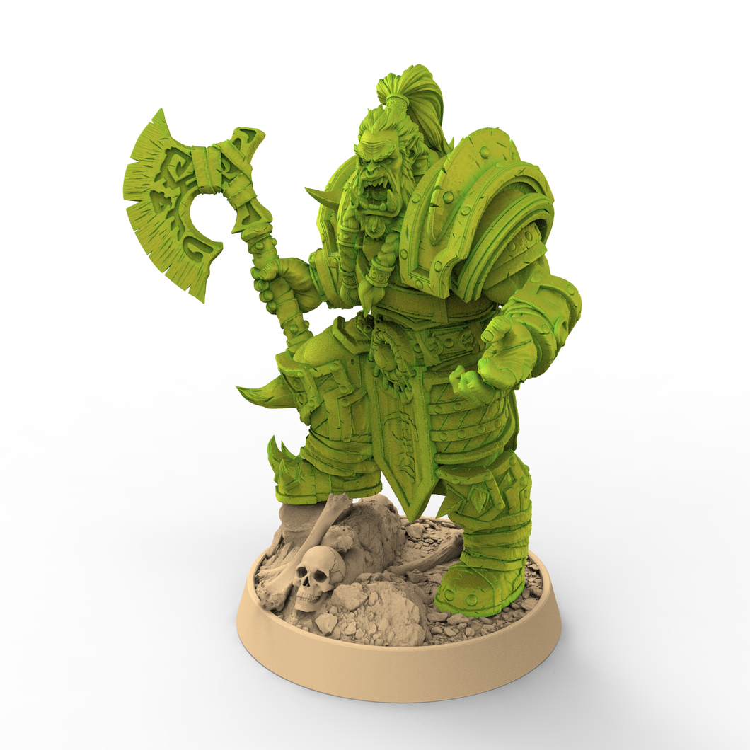 Green Skin -Lord Primo Bataille, The Powerbrokers of the Void, daybreak miniatures