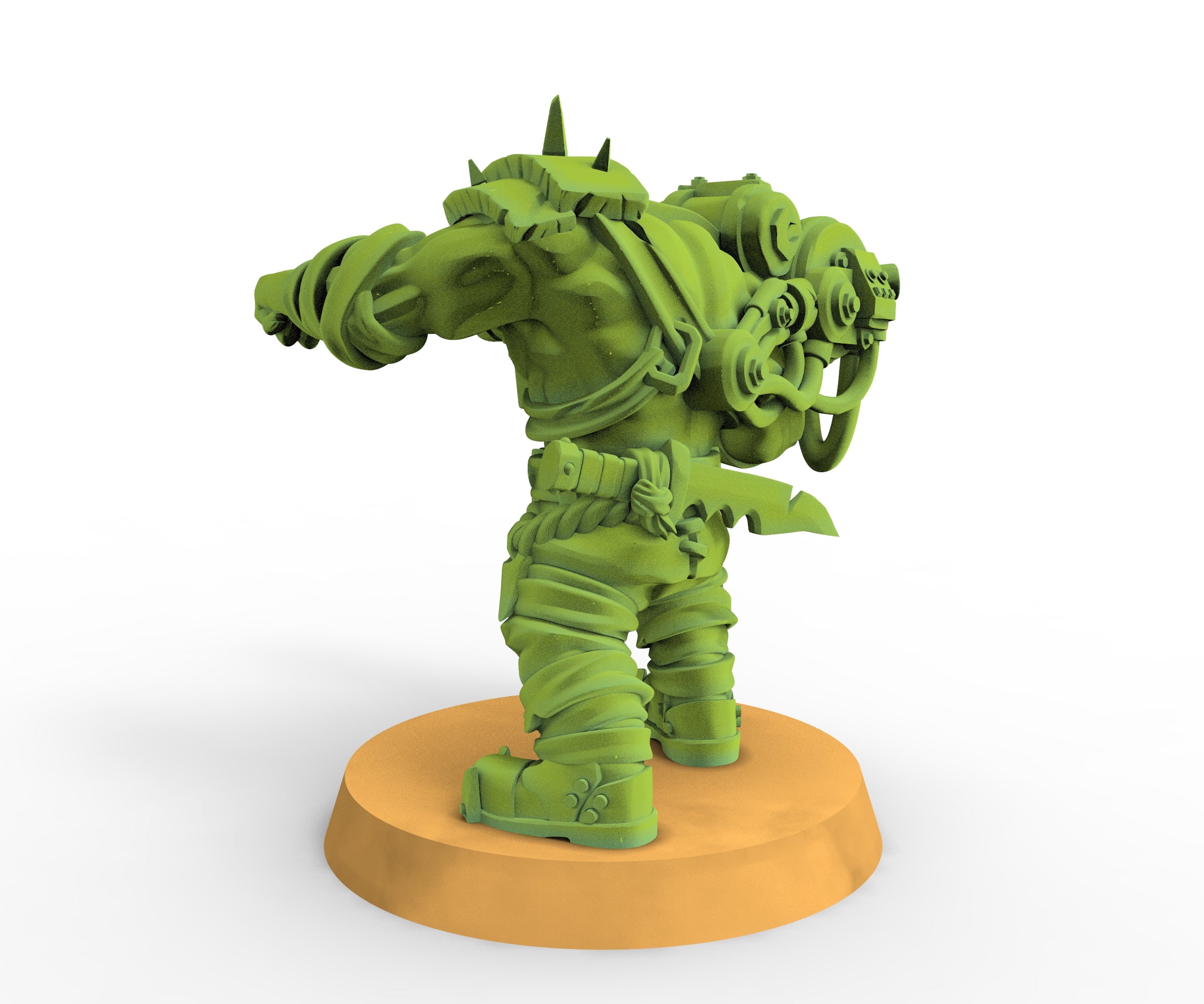 Green Skin - Orc Heavy Gunner, Modular Kit