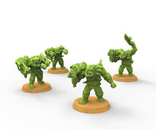 Load image into Gallery viewer, Green Skin - Orc Heavy Gunner, Modular Kit
