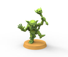 Load image into Gallery viewer, Green Skin - Orc Shaman and Goblin Sidekick
