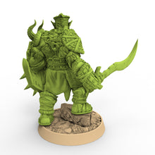 Load image into Gallery viewer, Green Skin -Manbrand Gorr, The Fang Clan of Dogor, daybreak miniatures
