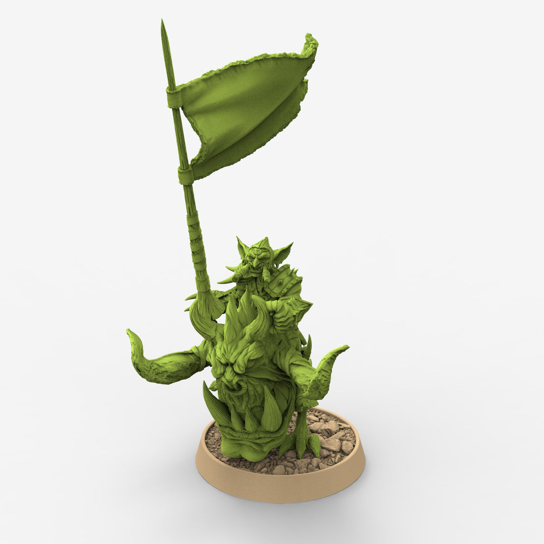 Green Skin - Dongli Smite on Head Runner, The Tusked Marauders of Gauntwood, daybreak miniatures